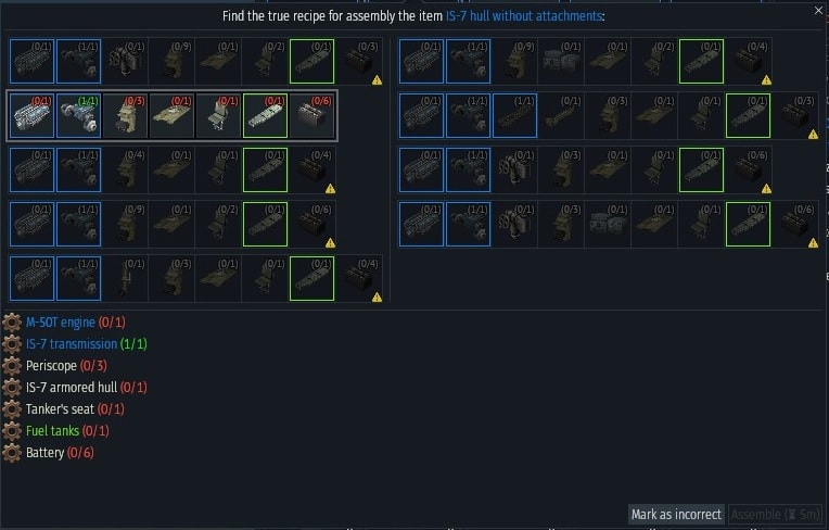 IS-7 test recipie-min