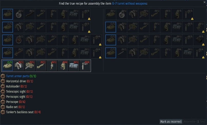 IS-7 torony recipie-min