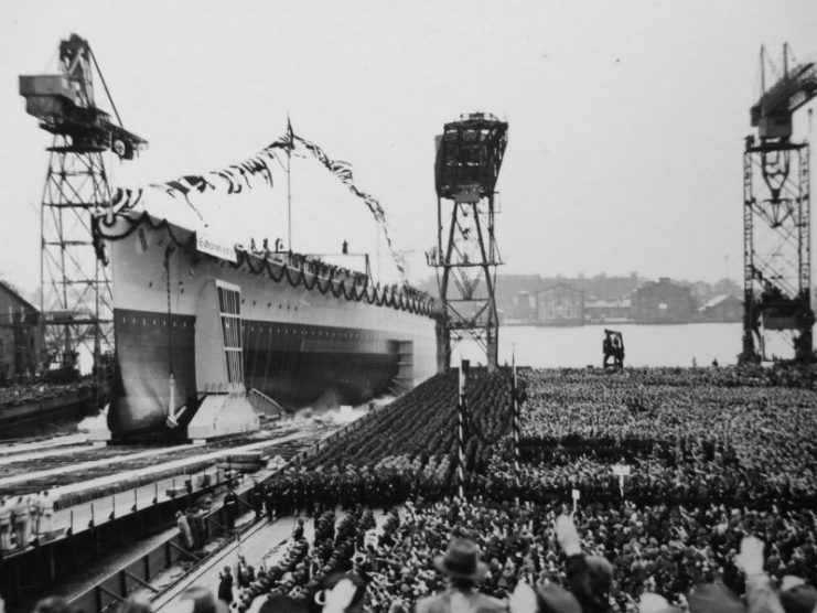launch-of-the-scharnhorst-in-1936-741x556